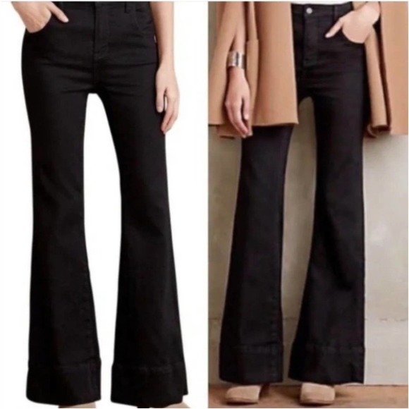 Anthropologie Denim - Anthropologie Pilcro and the Letterpress Superscript Black Flare Jeans Size 29